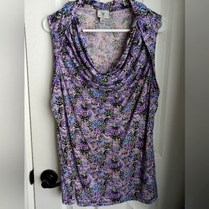 Worthington stretch sleeveless blouse